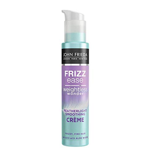 John Frieda Frizz Ease Weightless Wonder Featherlight Smoothing Creme for Frizzy, Fine Hair with Aloe Water, 100 ml