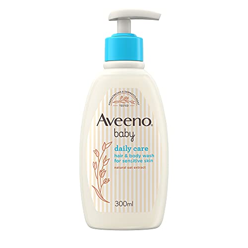 Aveeno Baby Daily Care Hair & Body Wash, 300 ml (Packaging May Vary) [Packaging May Vary]