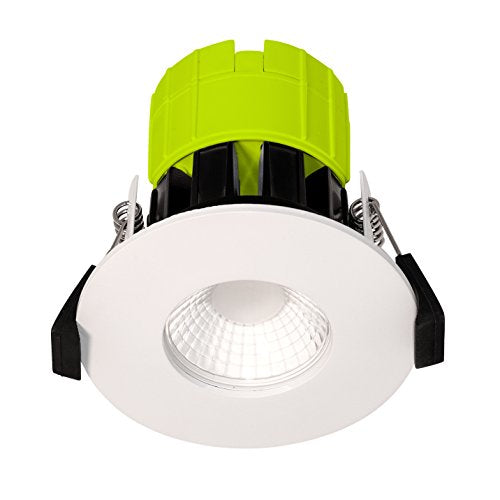 Luceco EFT80W30-01 FType LED Downlight for Ceilings, 8 Watts, 3000K Colour Temperature , White