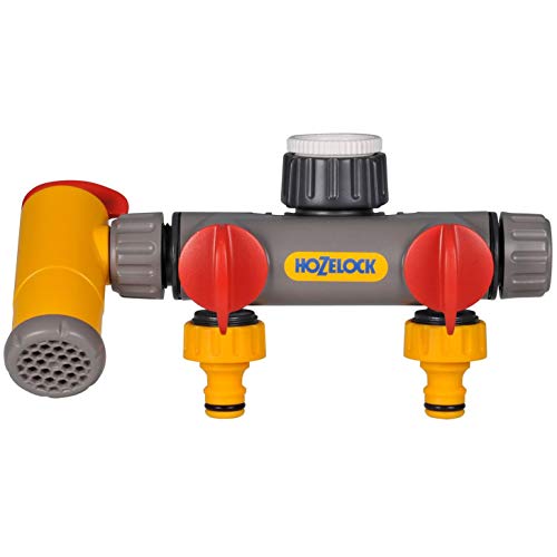 Hozelock Two-way connector with Flowmax Tap