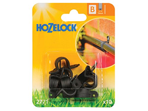 Hozelock 2771P0000 13mm Supply Hose Wall Clip, Multi-Colour