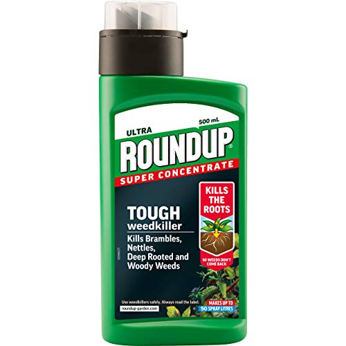 Roundup Ultra 500ml Super Concentrate Weedkiller, Green, 500 ml